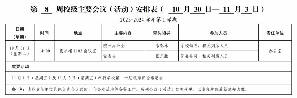 第8周校级主要会议（活动）安排表（20231030—1103）.png